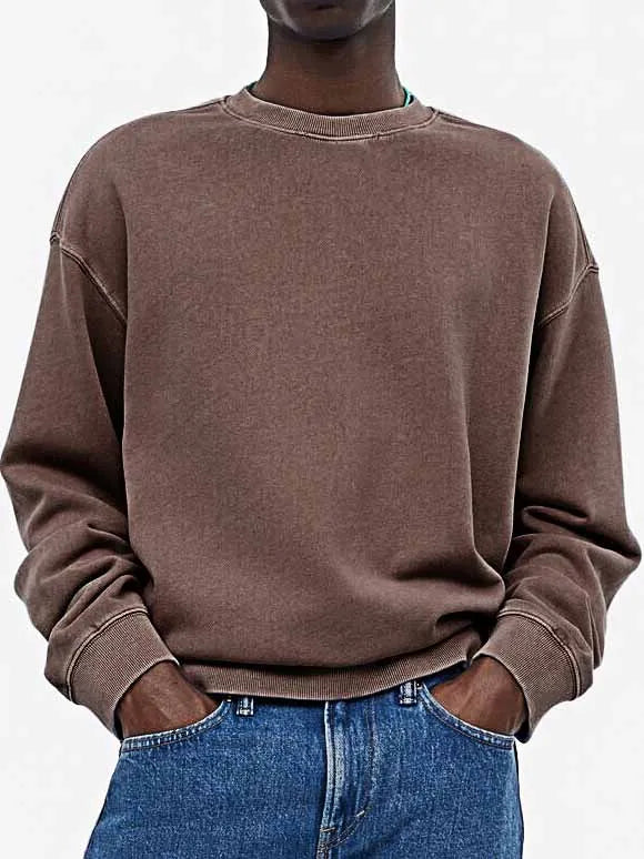 UrbanLayer™ Men's Vintage Wash Crew Sweatshirt