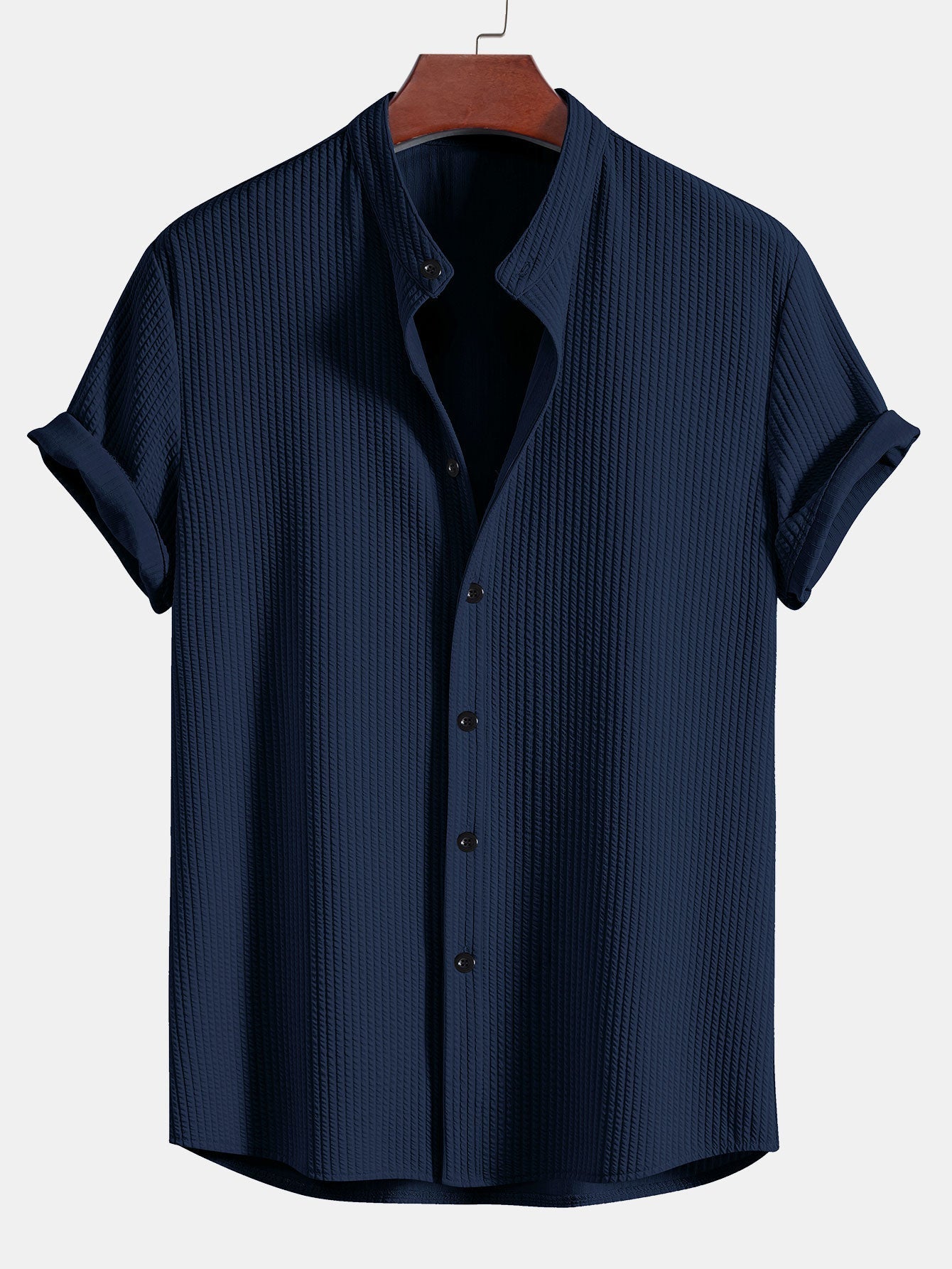 MONACO MUSCLE FIT RIBBED SHIRT