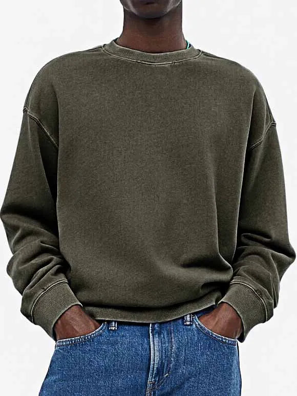 UrbanLayer™ Men's Vintage Wash Crew Sweatshirt