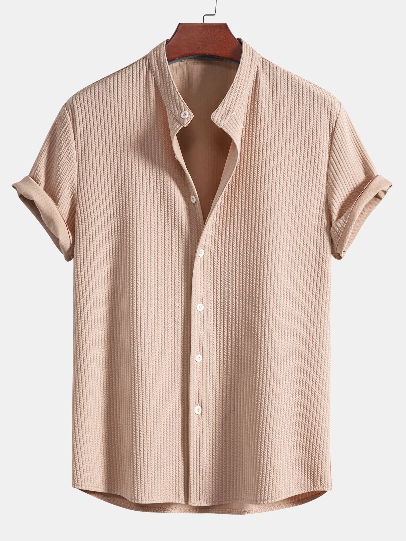 MONACO MUSCLE FIT RIBBED SHIRT