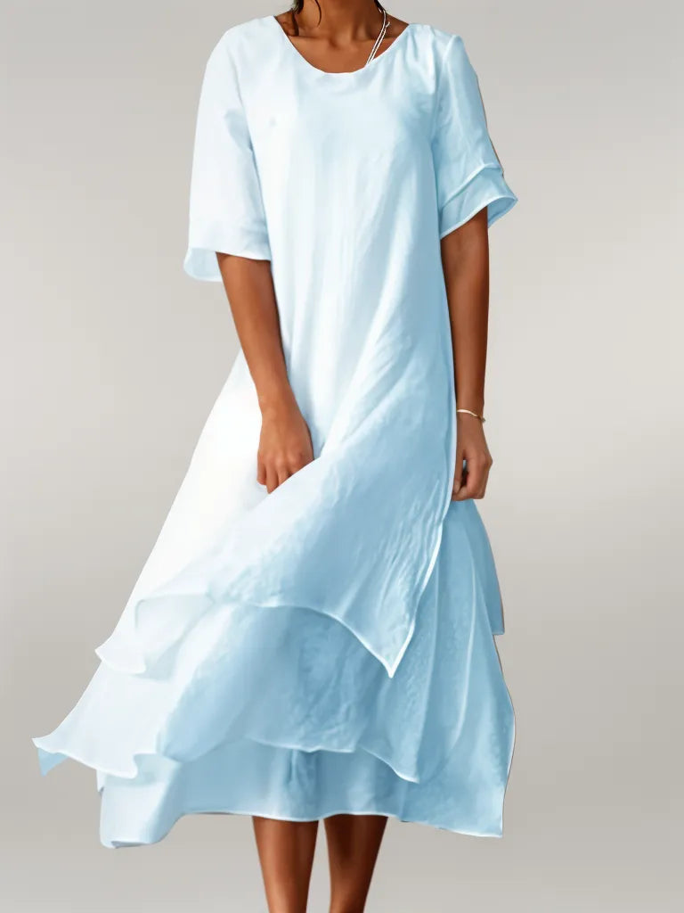 Nellie | Elegant Cotton Long Dress