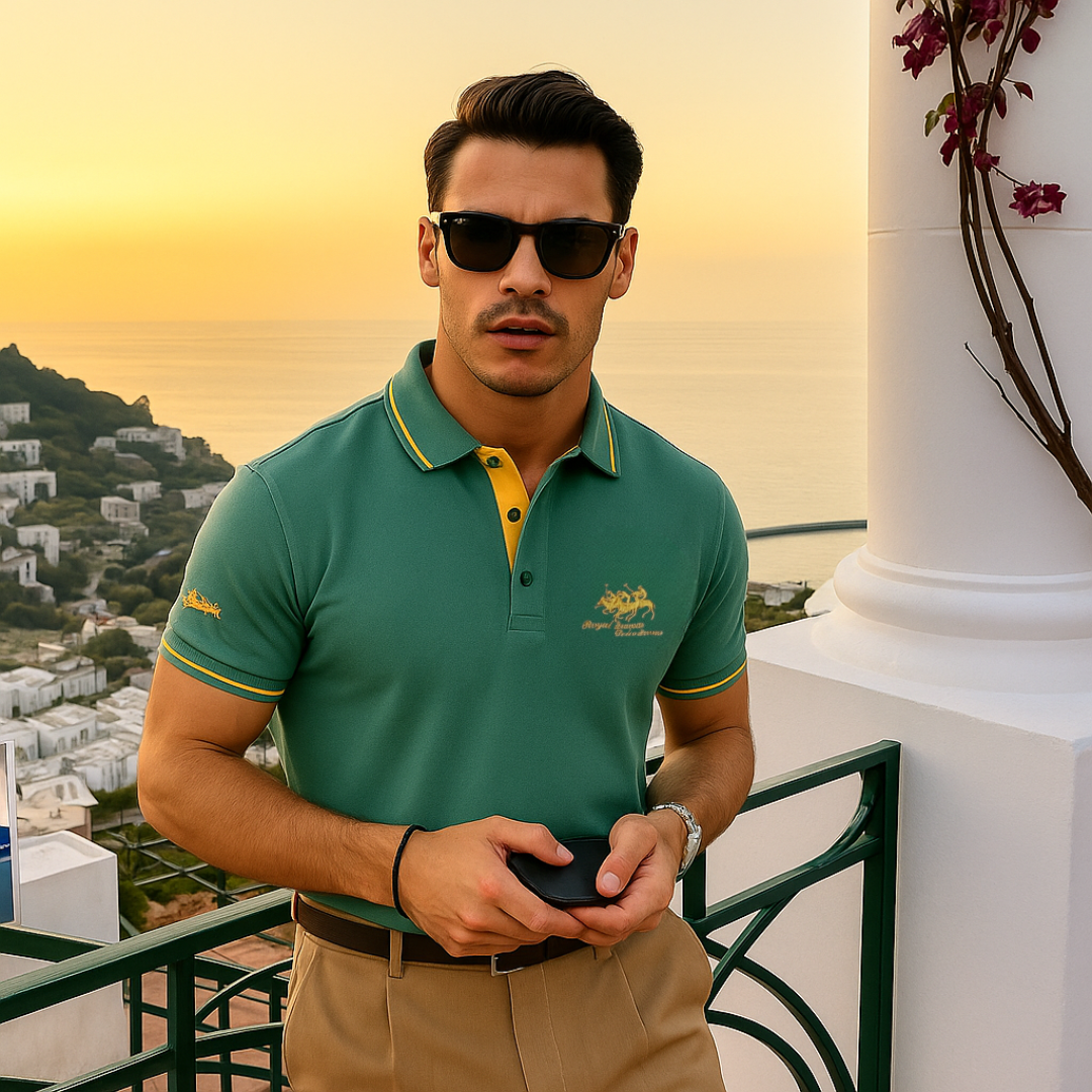 GIANNI MEN'S LUXURY POLO