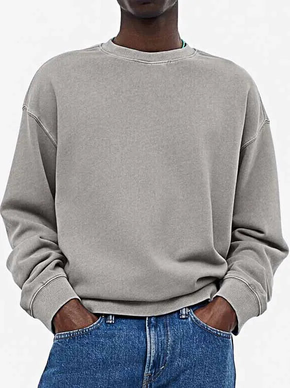UrbanLayer™ Men's Vintage Wash Crew Sweatshirt
