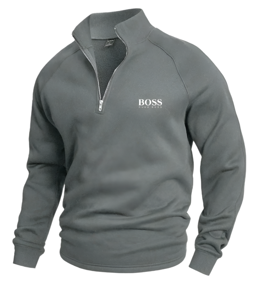 BSS Cotton Half Zip Jumper