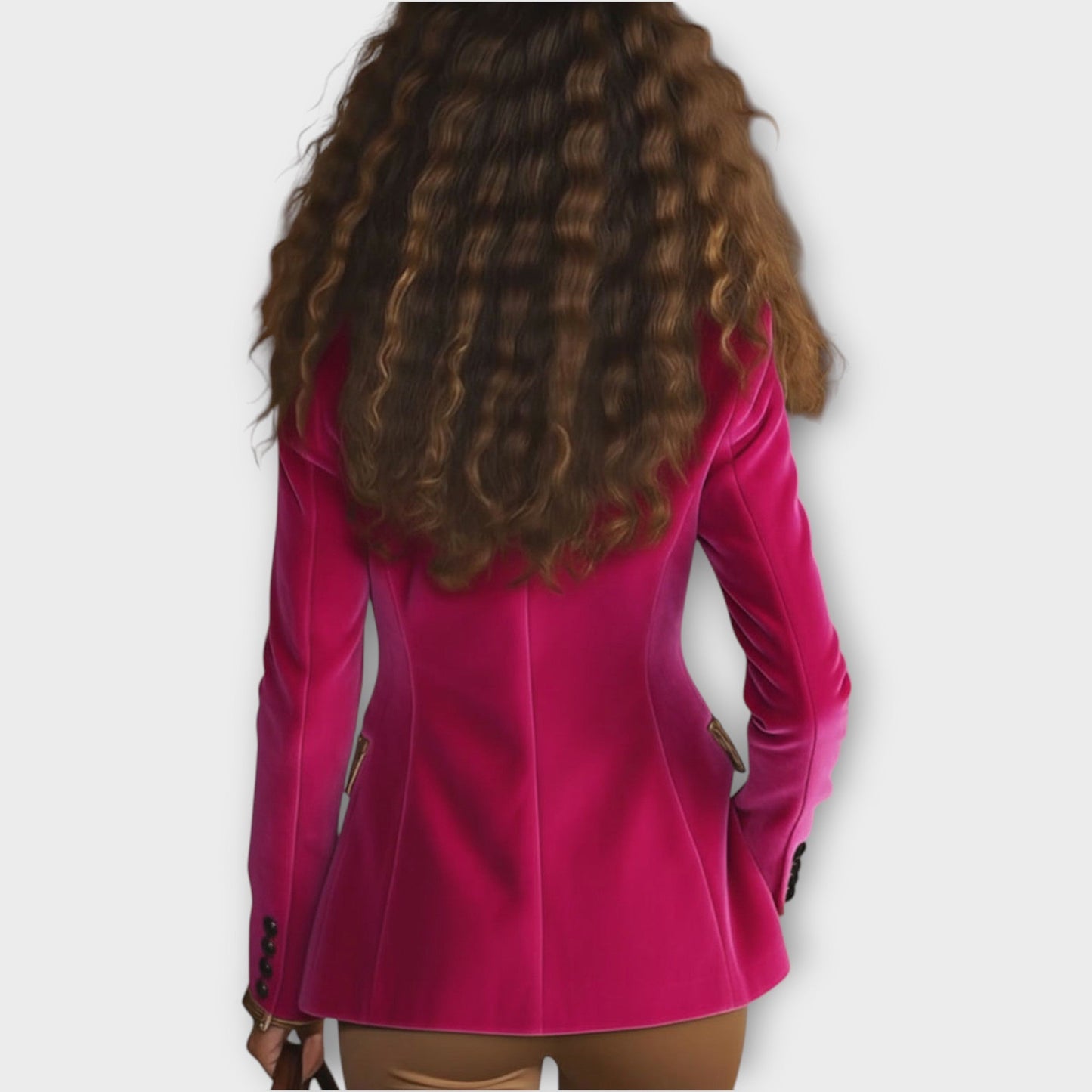 Aveline Velvet Statement Blazer