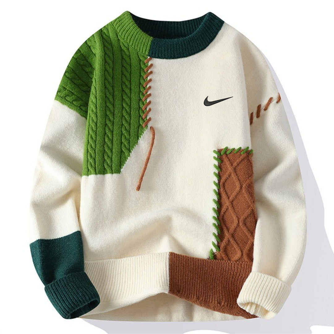 Casual Patchwork Sweater - CLEARANCE SALE