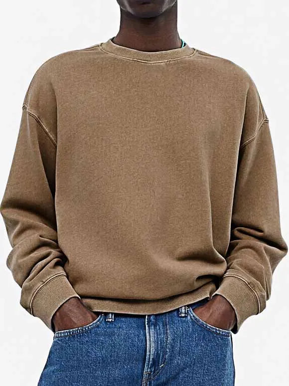 UrbanLayer™ Men's Vintage Wash Crew Sweatshirt