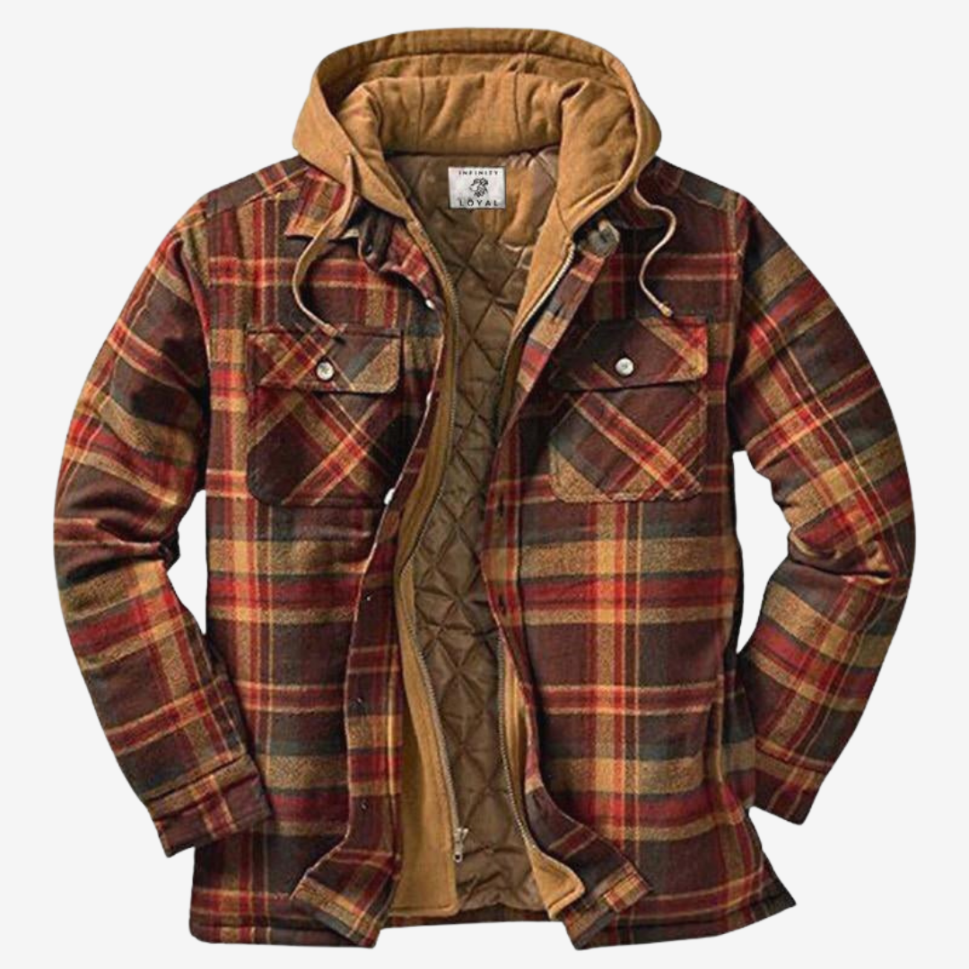 Eleanor Stylish Patchwork Plaid Jacket
