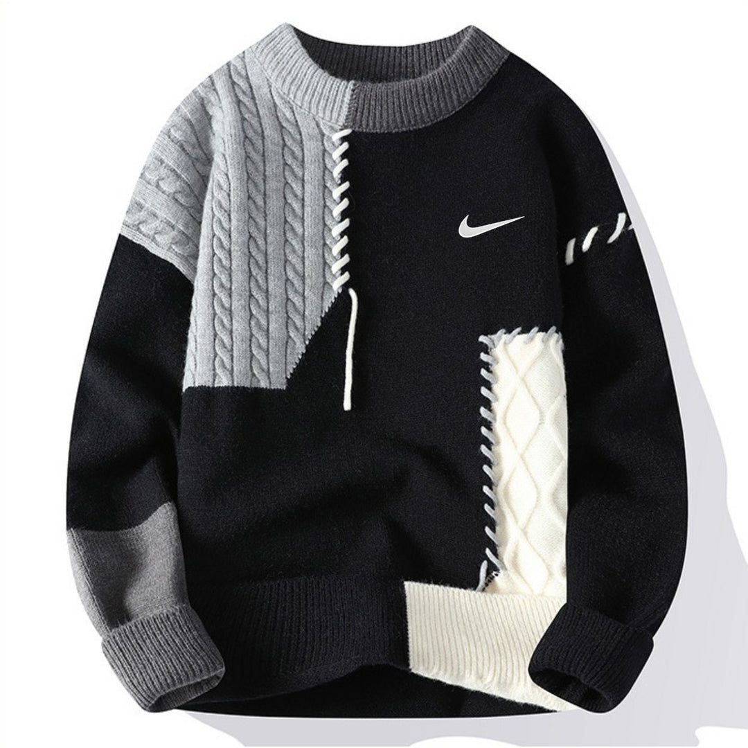 Casual Patchwork Sweater - CLEARANCE SALE