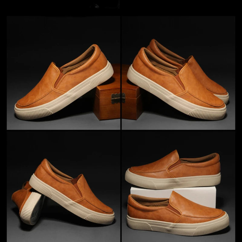 Boulevard Italian Leather Slip-On