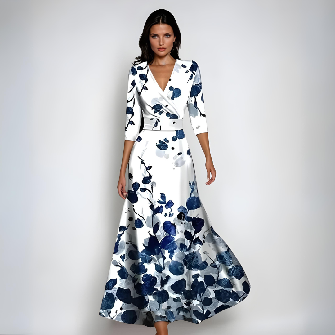 AURORA™ | Floral Wrap Maxi Dress