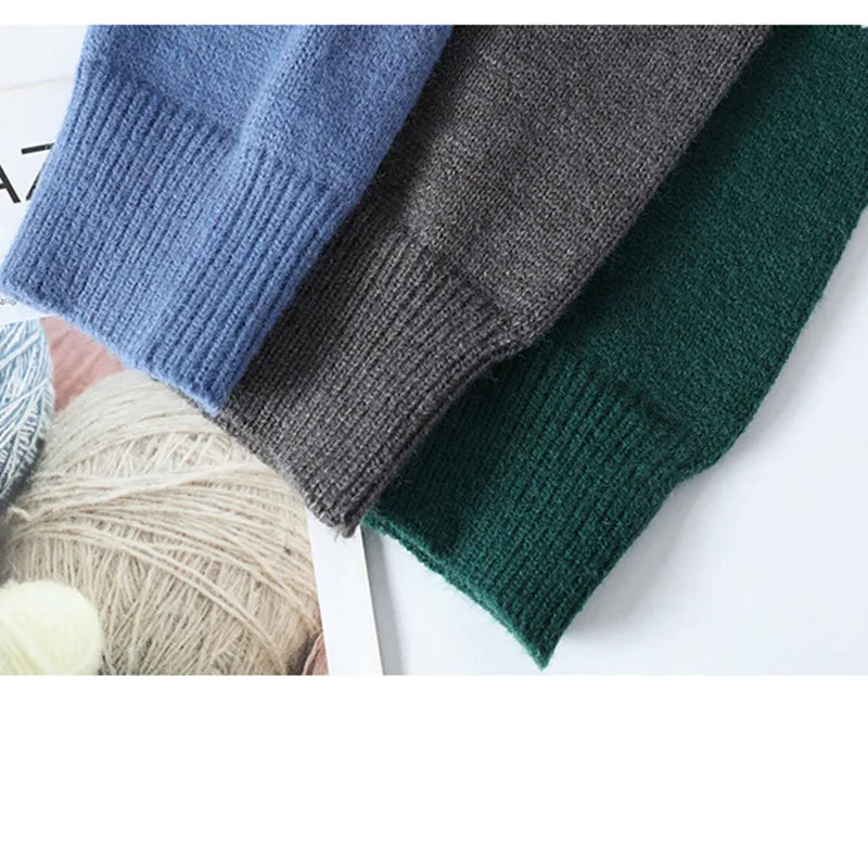 Turtleneck Patchwork Sweater