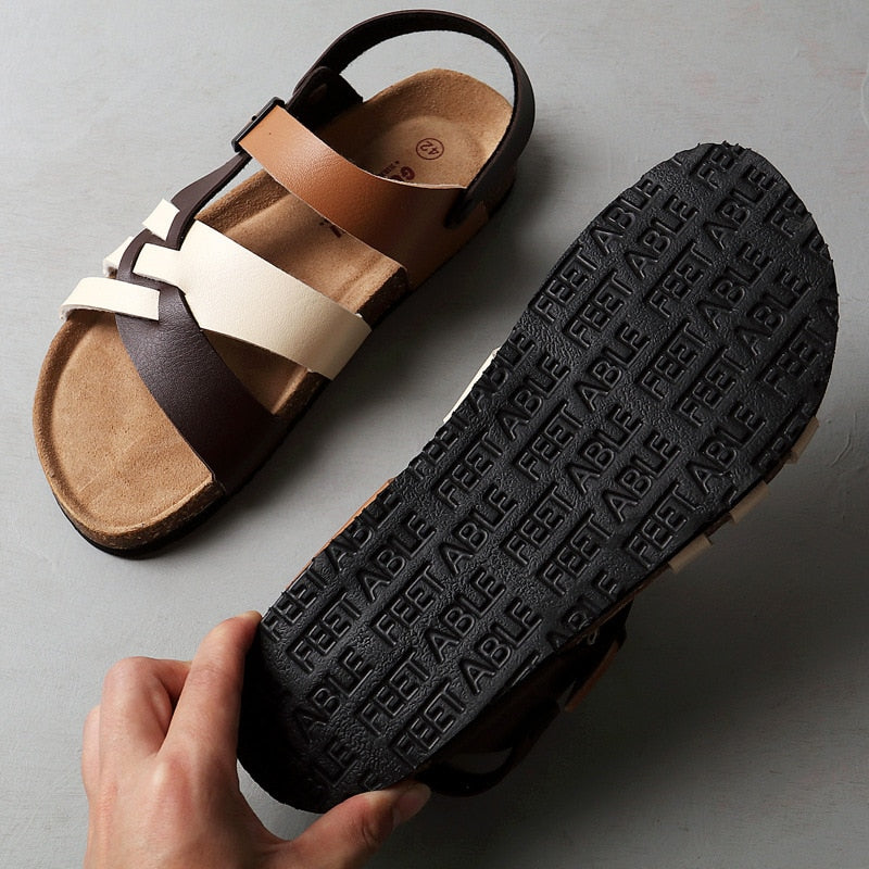 Fresco Geniune Leather Sandals