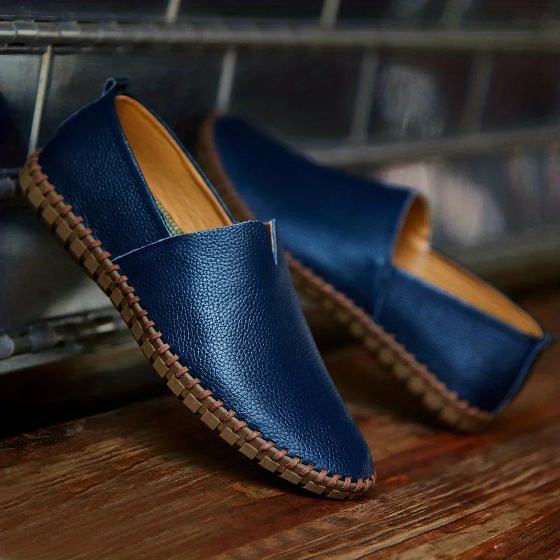Francesco Baratta Leather Summer Loafers