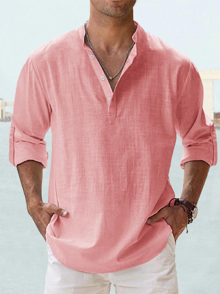 EVANDER BREATHABLE LINEN SHIRT