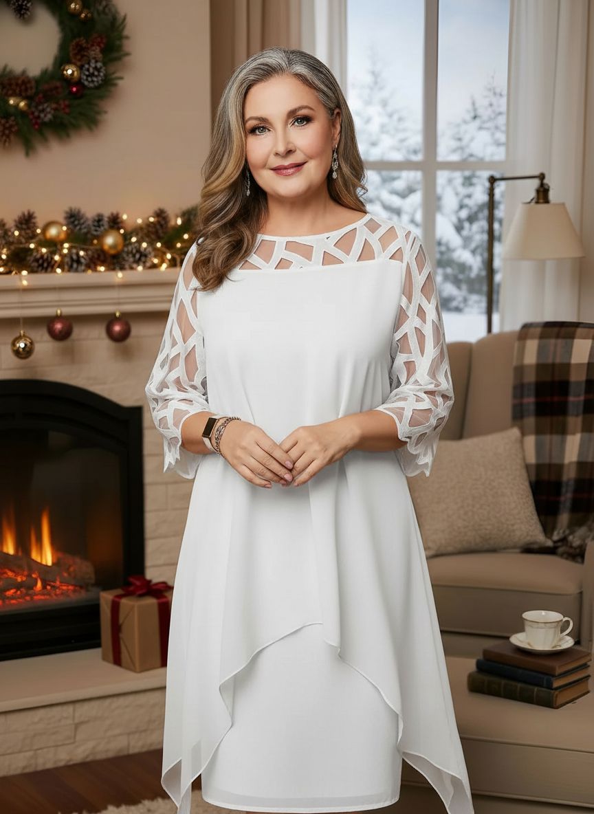 Adelina Lace Elegance Dress