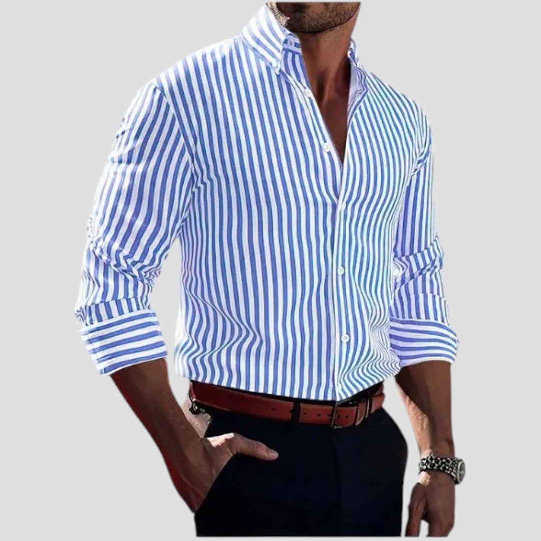 GEORGE STRIPED BUTTON SHIRT