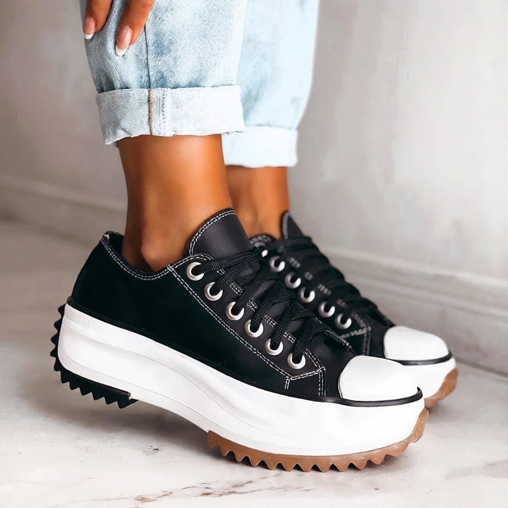 Jocelyn™ | Low-Top Thick-Heeled Shoes