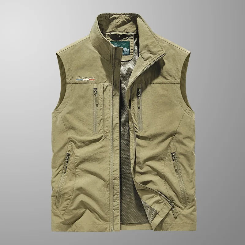 Vincent Multi-Pocket Classic Cargo Gilet