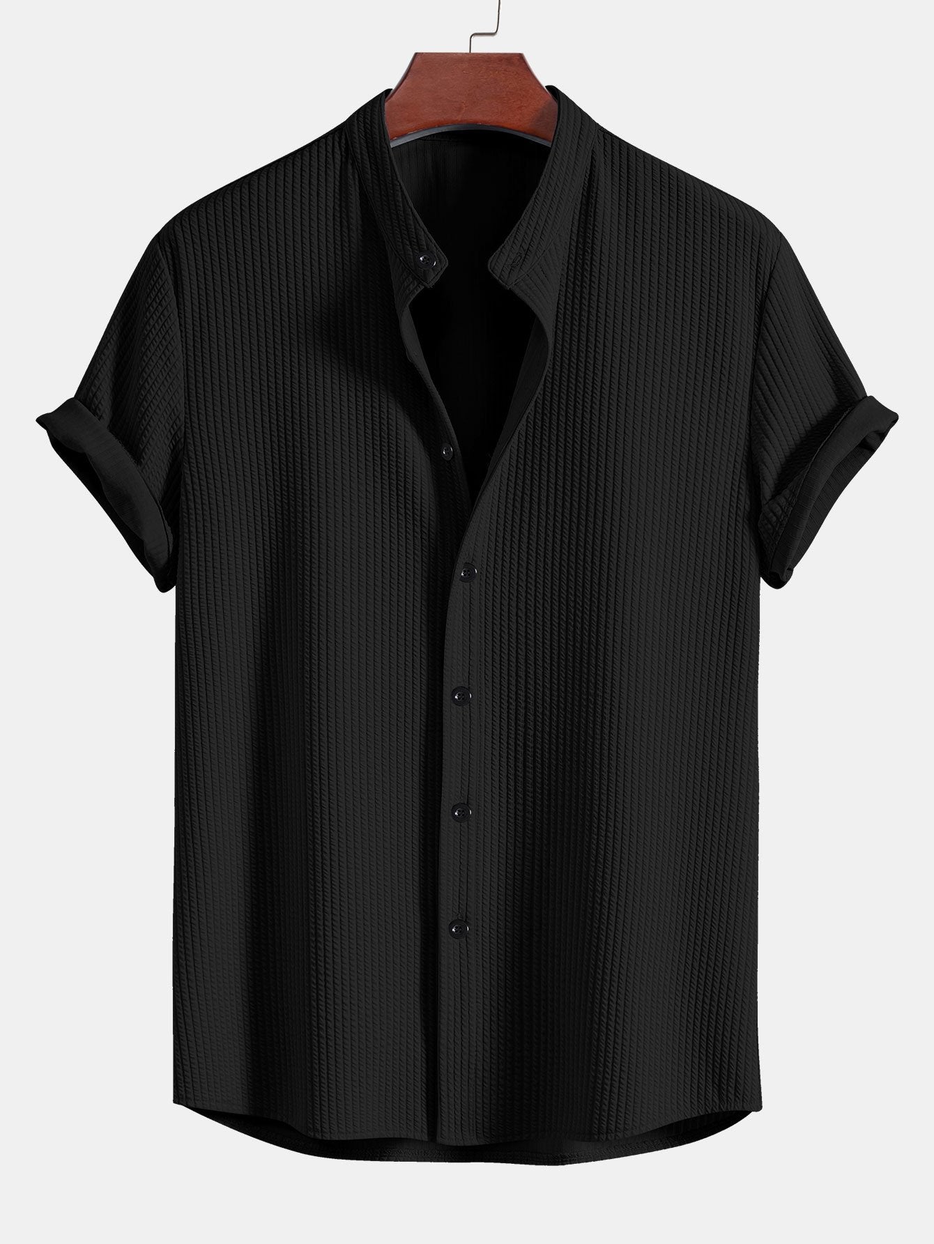 MONACO MUSCLE FIT RIBBED SHIRT