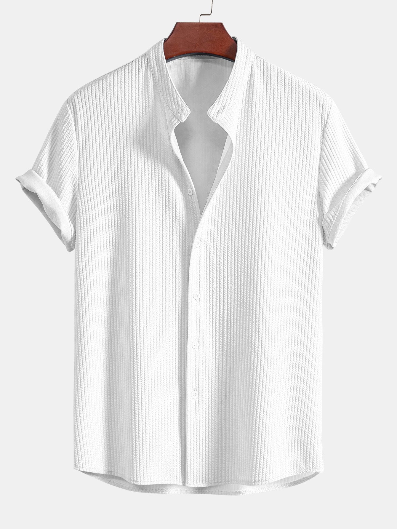MONACO MUSCLE FIT RIBBED SHIRT