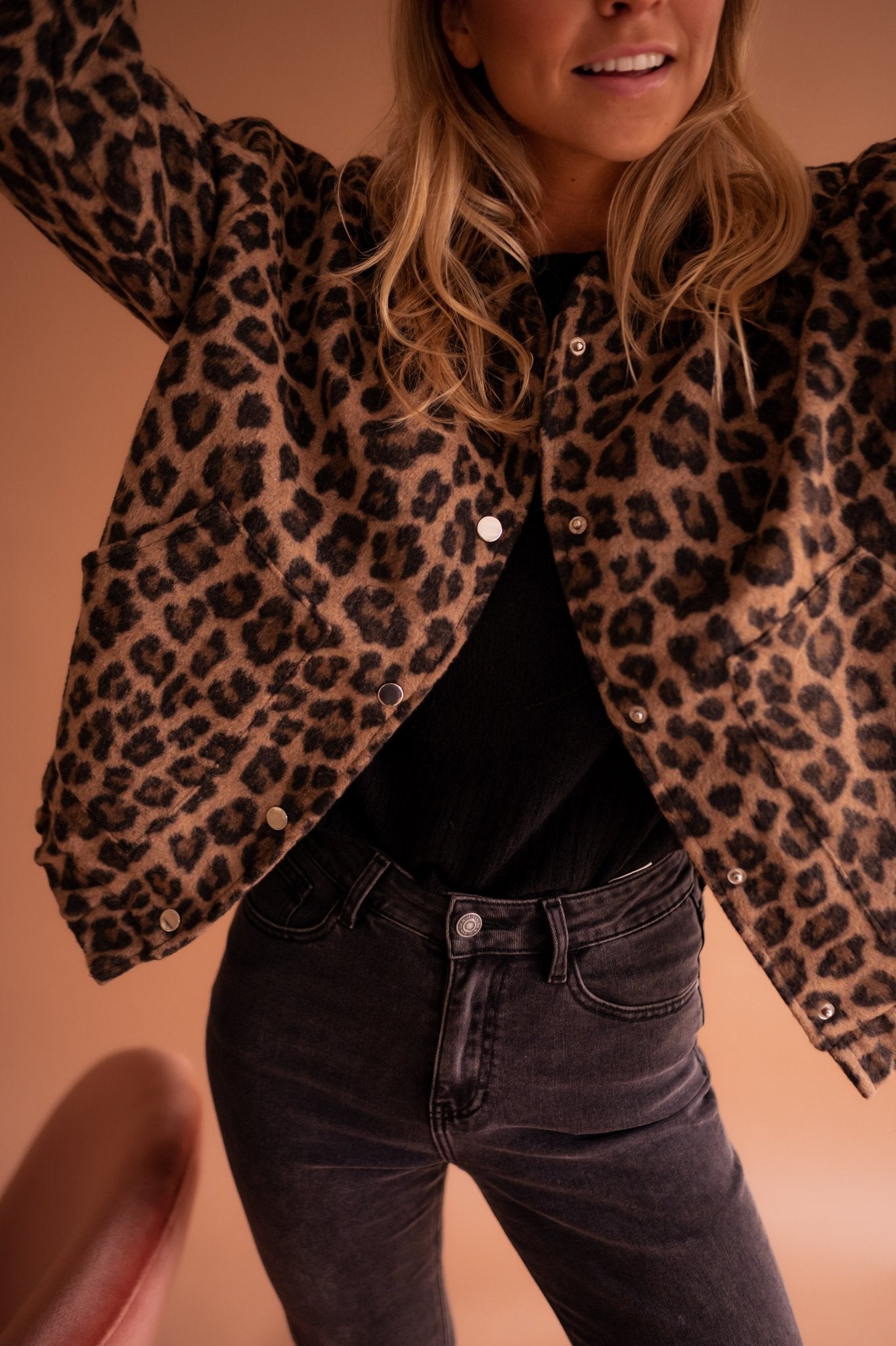 Rita™ | Trendy Leopard Print Jacket