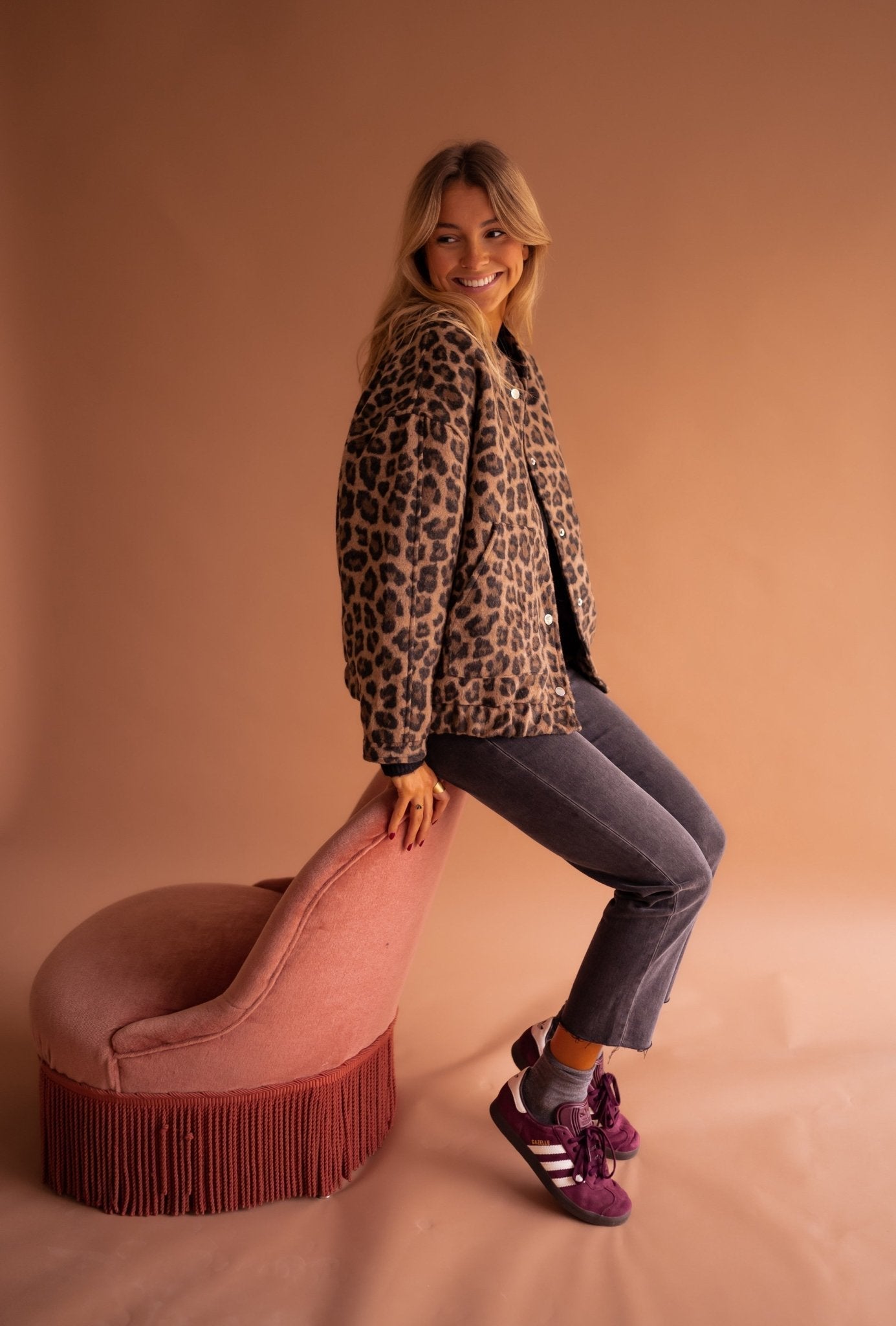 Rita™ | Trendy Leopard Print Jacket