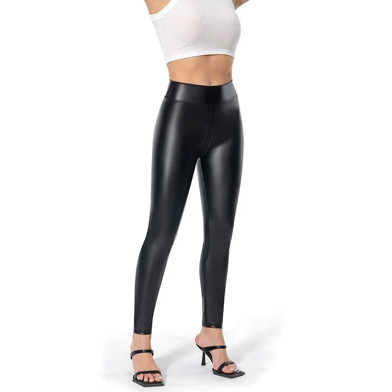 Camila™ | Matte Leather Trousers