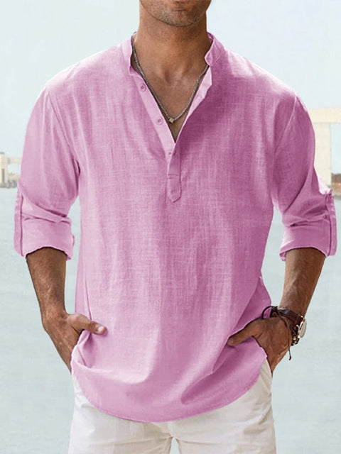 EVANDER BREATHABLE LINEN SHIRT