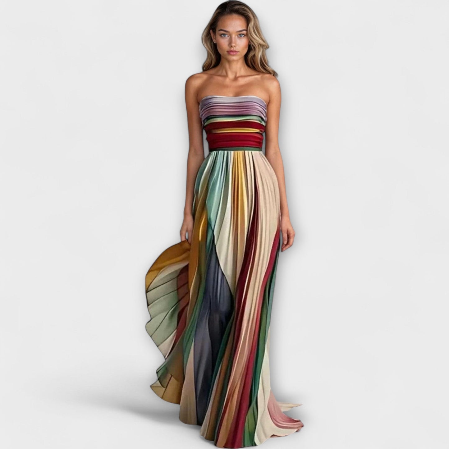 Flora - Colorful Sleeveless Dress