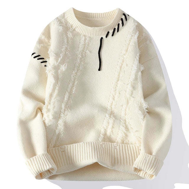 Turtleneck Patchwork Sweater