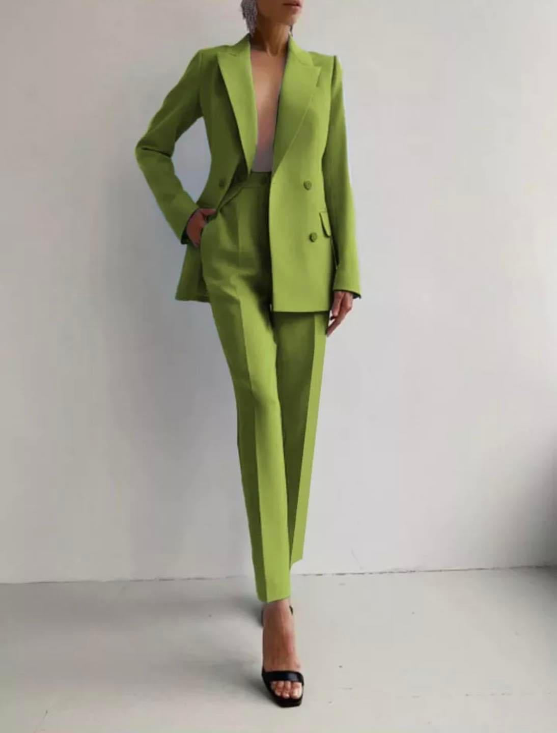 Sophia | Tailored Cigarette Pantsuit