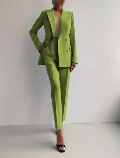 Sophia | Tailored Cigarette Pantsuit