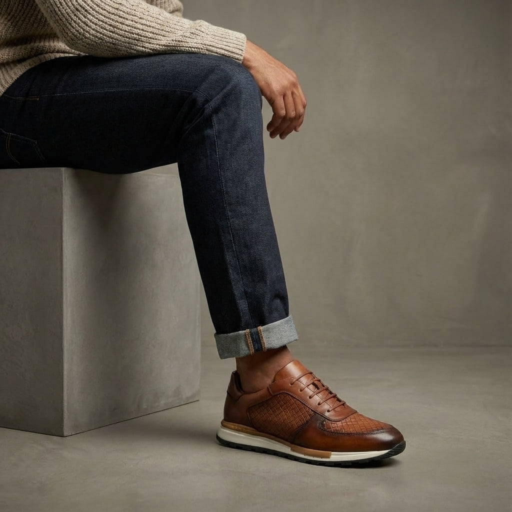 Lucien Montieri Leather Sneakers