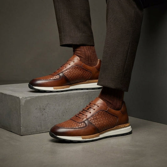 Lucien Montieri Leather Sneakers