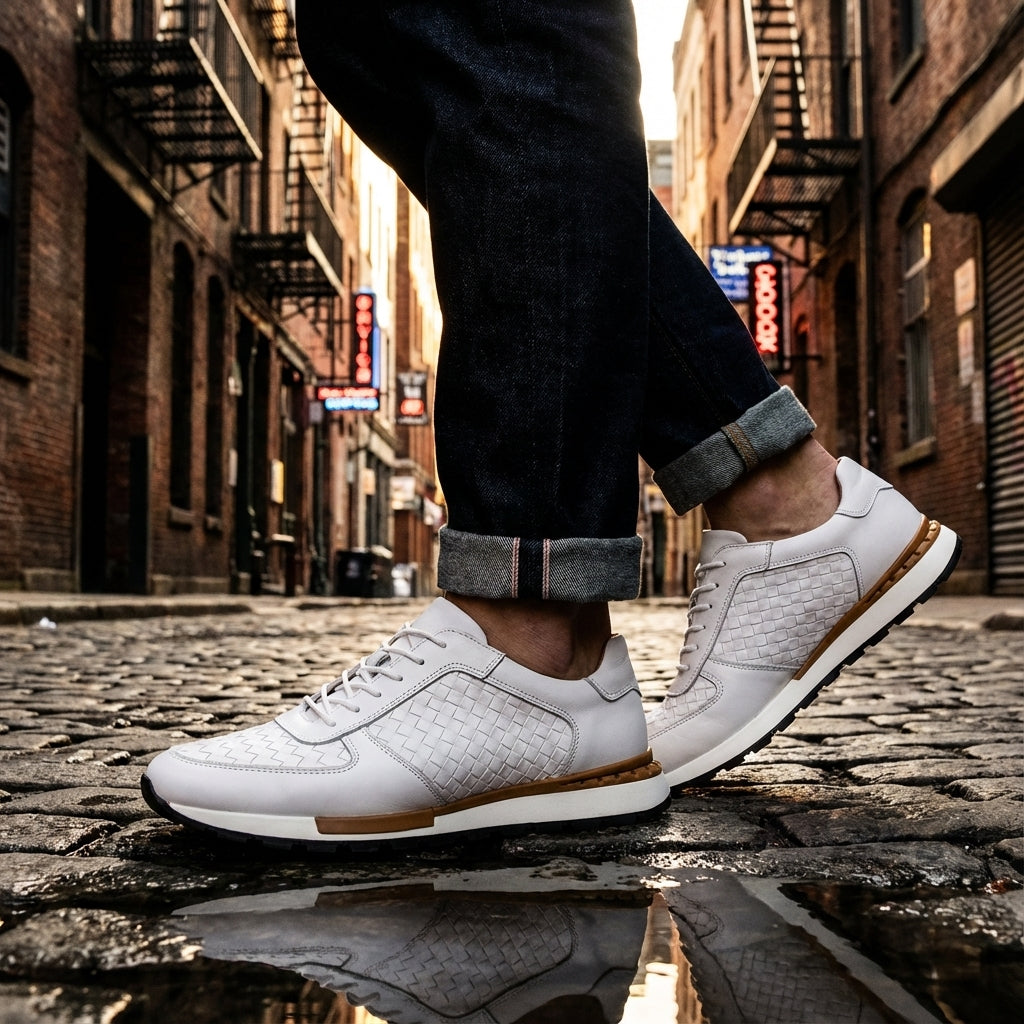 Lucien Montieri Leather Sneakers