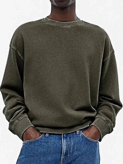 UrbanLayer™ Men's Vintage Wash Crew Sweatshirt