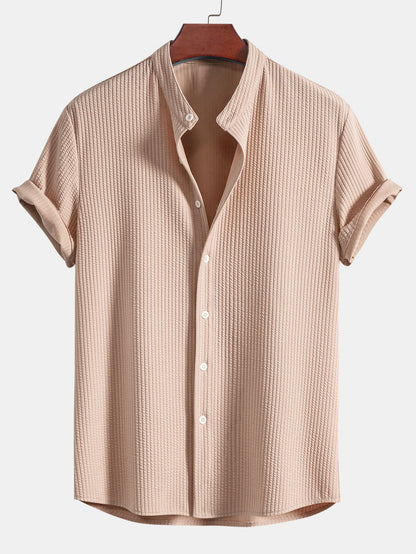MONACO MUSCLE FIT RIBBED SHIRT