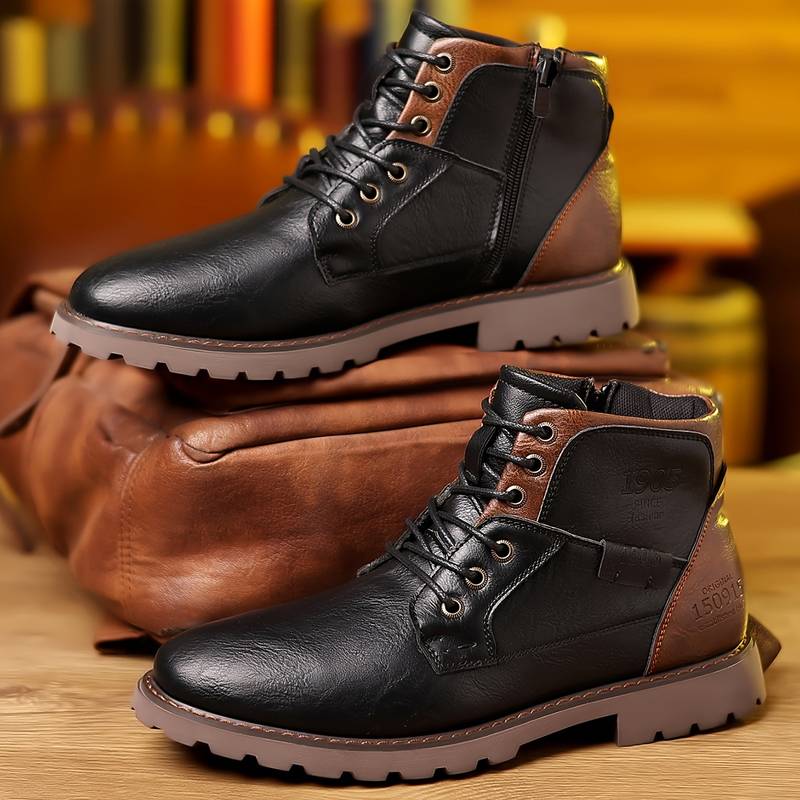 RoyalStride Men's Pure Leather Boots