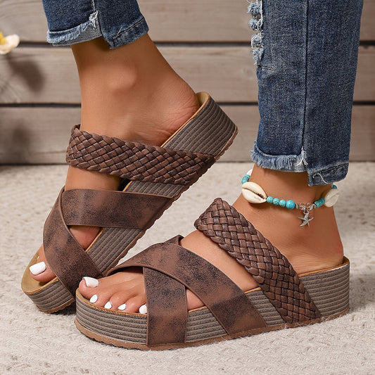 Martine Orthopedic Leather Sandals