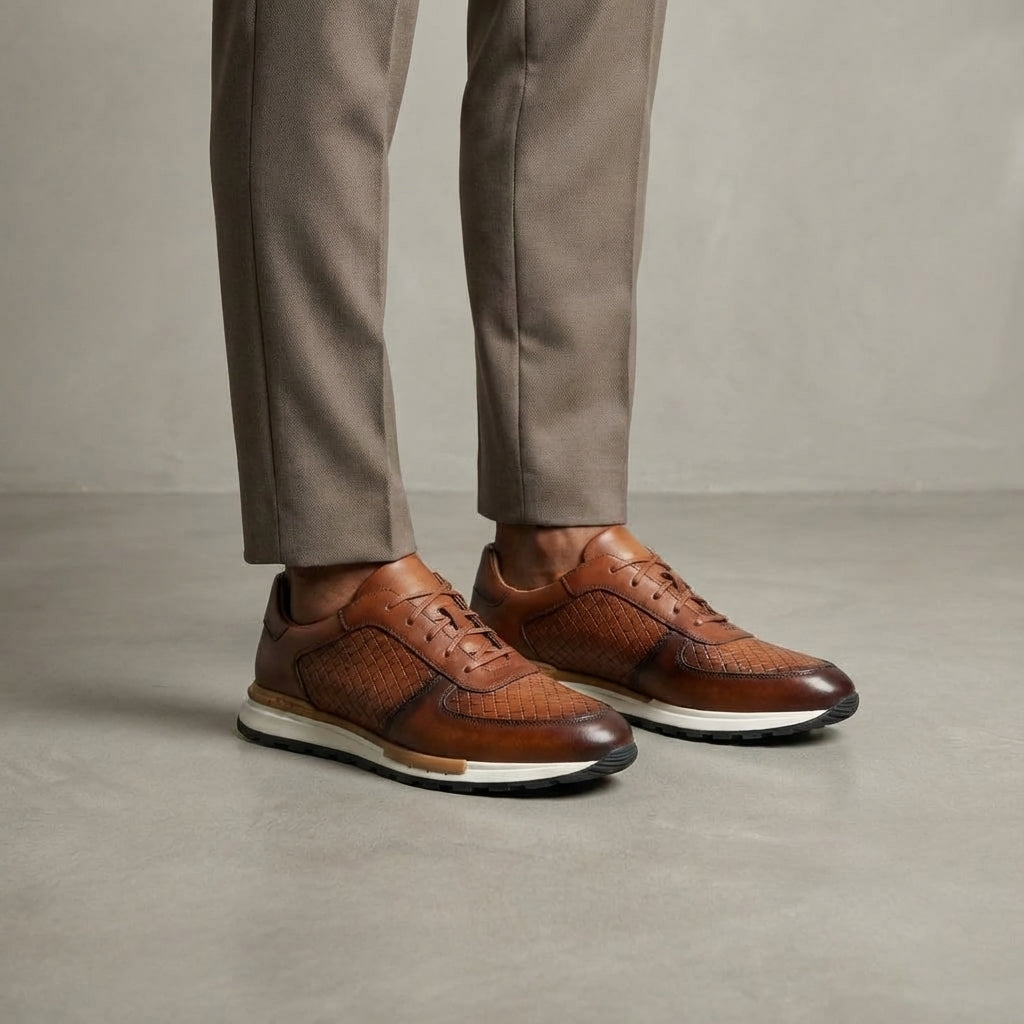 Lucien Montieri Leather Sneakers