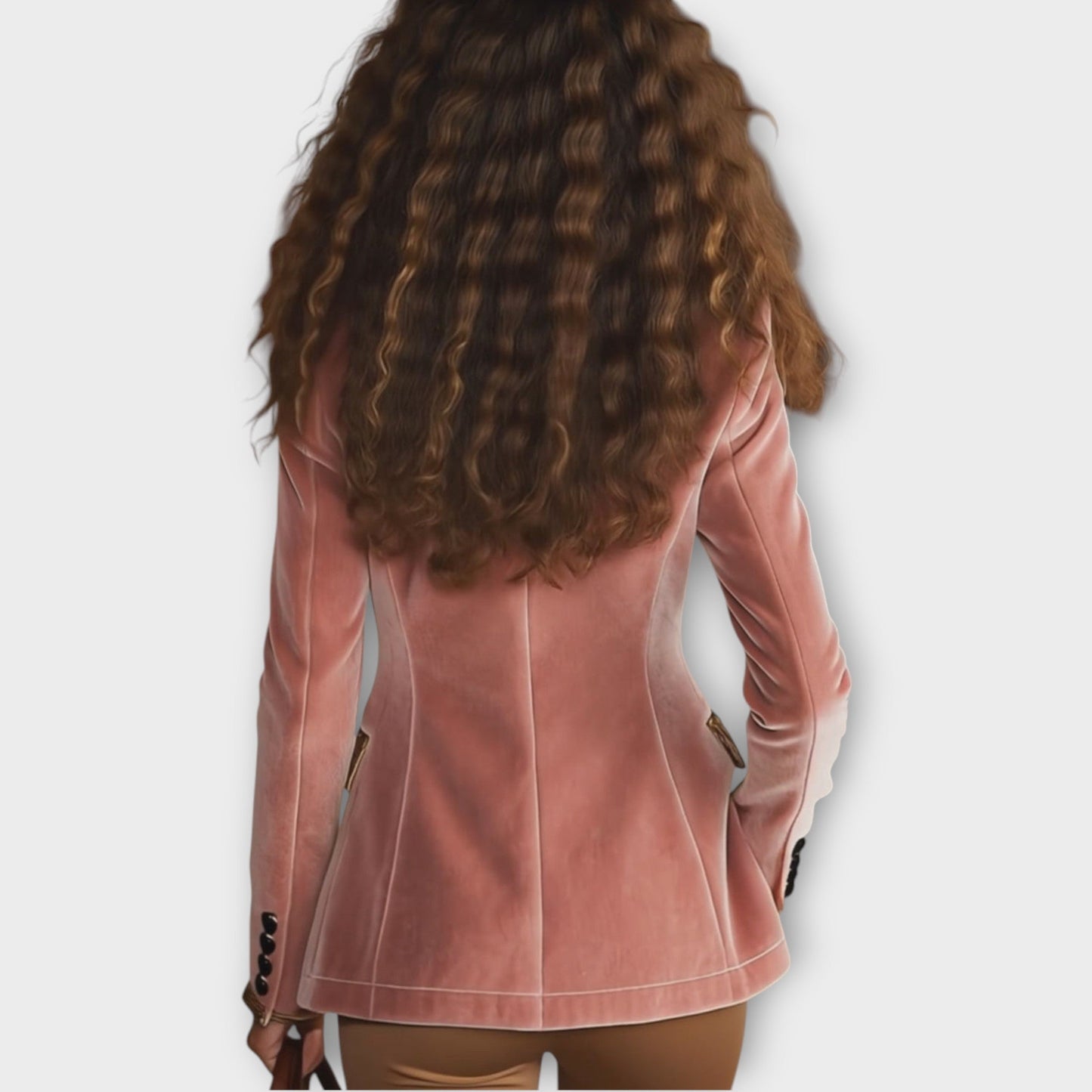 Aveline Velvet Statement Blazer