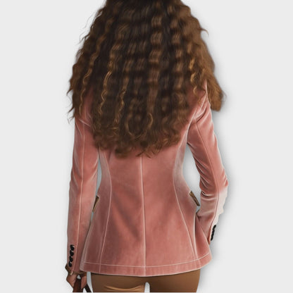 Aveline Velvet Statement Blazer