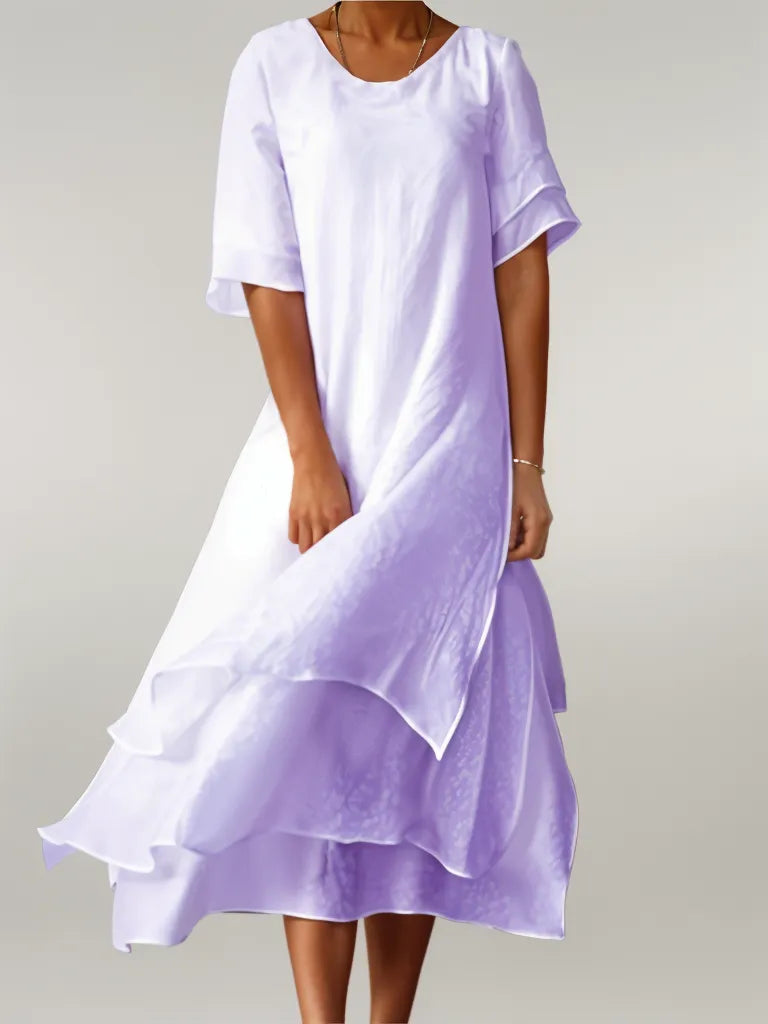 Nellie | Elegant Cotton Long Dress