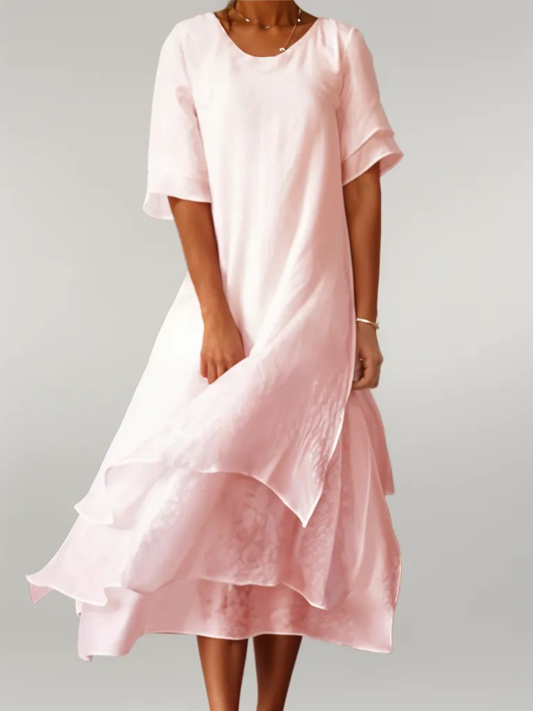 Nellie | Elegant Cotton Long Dress