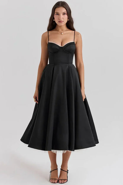 Cordelia | Delicate Tulle Accent Dress