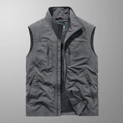 Vincent Multi-Pocket Classic Cargo Gilet