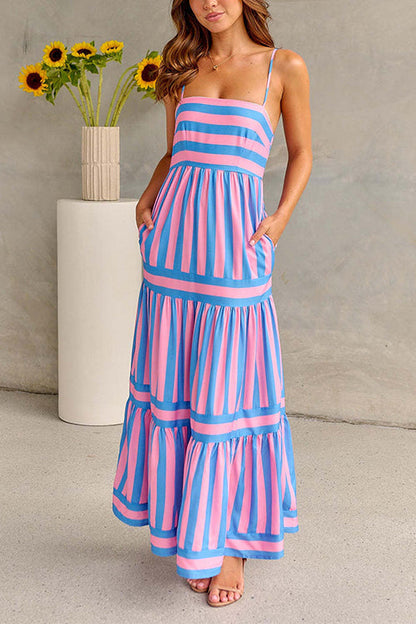 Sophia™ Color Block Maxi Dress