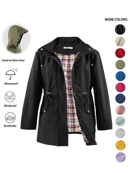 DENA™ - Lightweight Hooded Trench Coat for Casual Outings