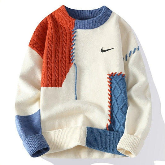 Casual Patchwork Sweater - CLEARANCE SALE